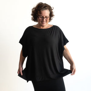 Bamboo Boxy Top by KOBOMO