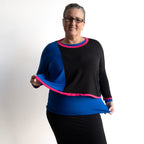 Bamboo Layering Crop Top - Block Colour