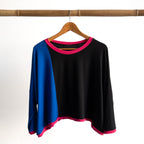 Bamboo Layering Crop Top - Block Colour
