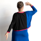 Bamboo Layering Crop Top - Block Colour