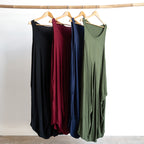 Bamboo Layering Maxi Dress by KOBOMO