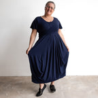 Bamboo Layering Maxi Dress by KOBOMO