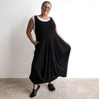 Bamboo Layering Maxi Dress by KOBOMO