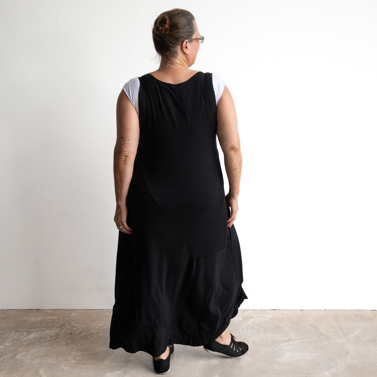 Bamboo Layering Maxi Dress by KOBOMO