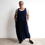 Bamboo Layering Maxi Dress by KOBOMO