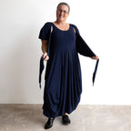 Bamboo Layering Maxi Dress by KOBOMO