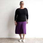 Bamboo A-Line Skirt by KOBOMO