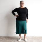 Bamboo A-Line Skirt by KOBOMO