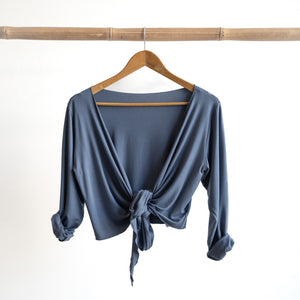 Ballet Wrap Top in Bamboo by KOBOMO