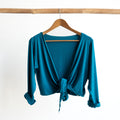 Ballet Wrap Top in Bamboo by KOBOMO