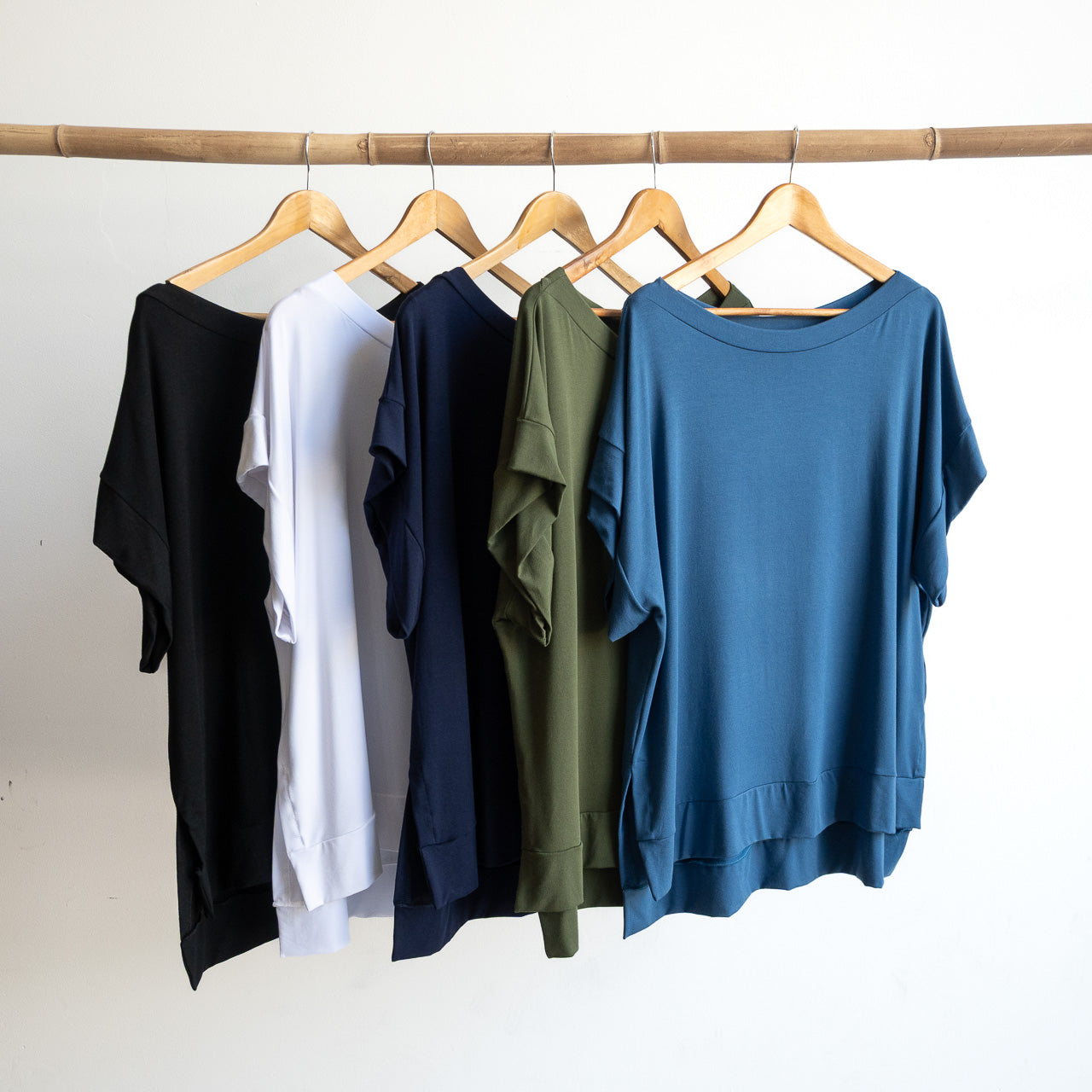 Bamboo Boxy Top by KOBOMO