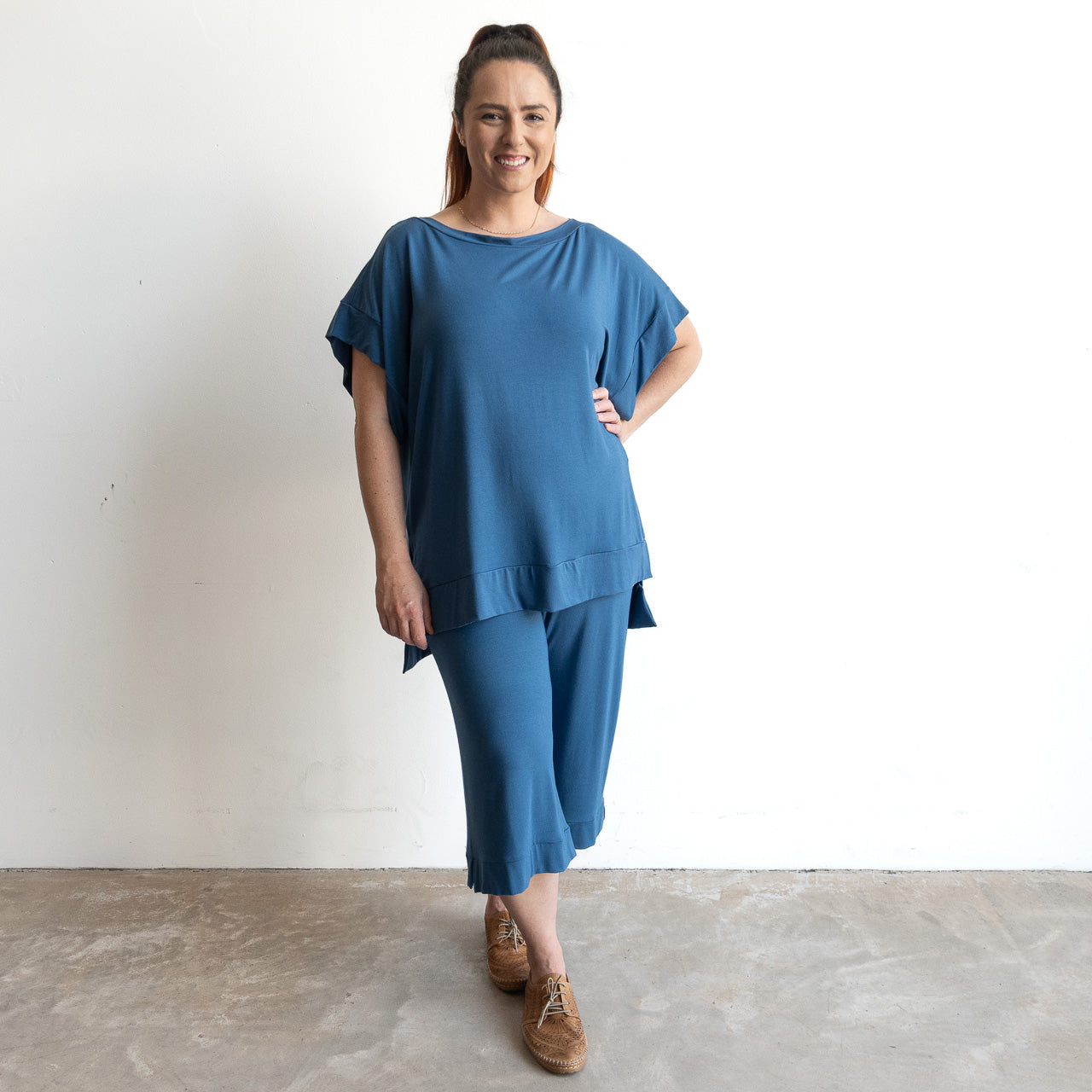 Bamboo Boxy Top by KOBOMO