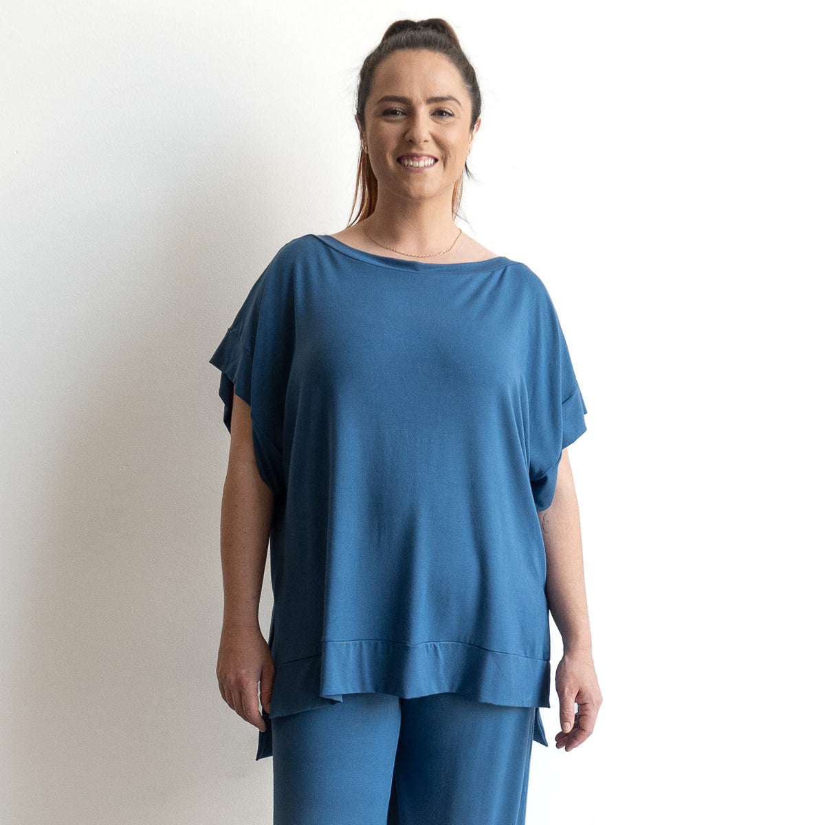 Bamboo Boxy Top by KOBOMO