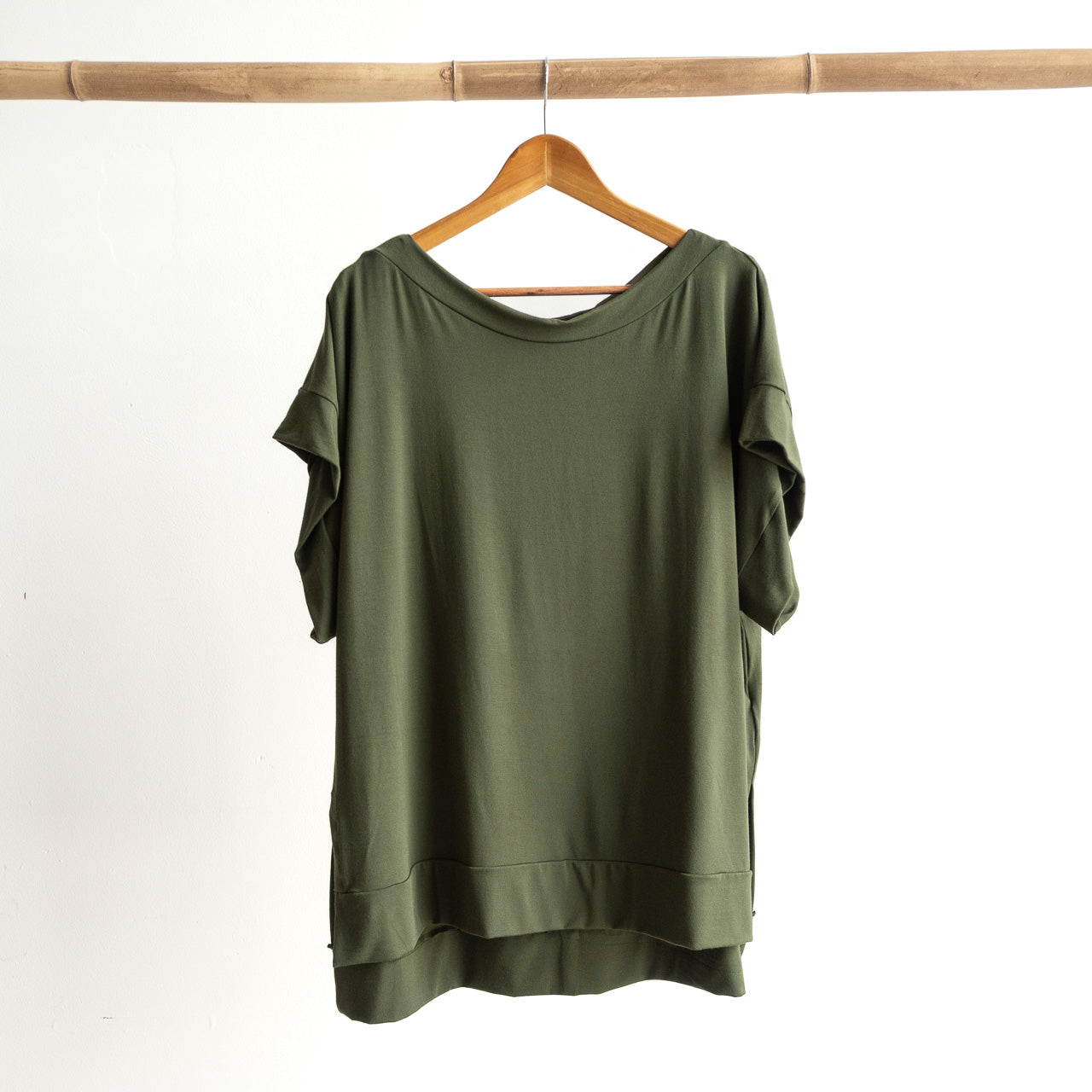 Bamboo Boxy Top by KOBOMO