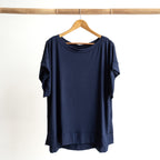 Bamboo Boxy Top by KOBOMO