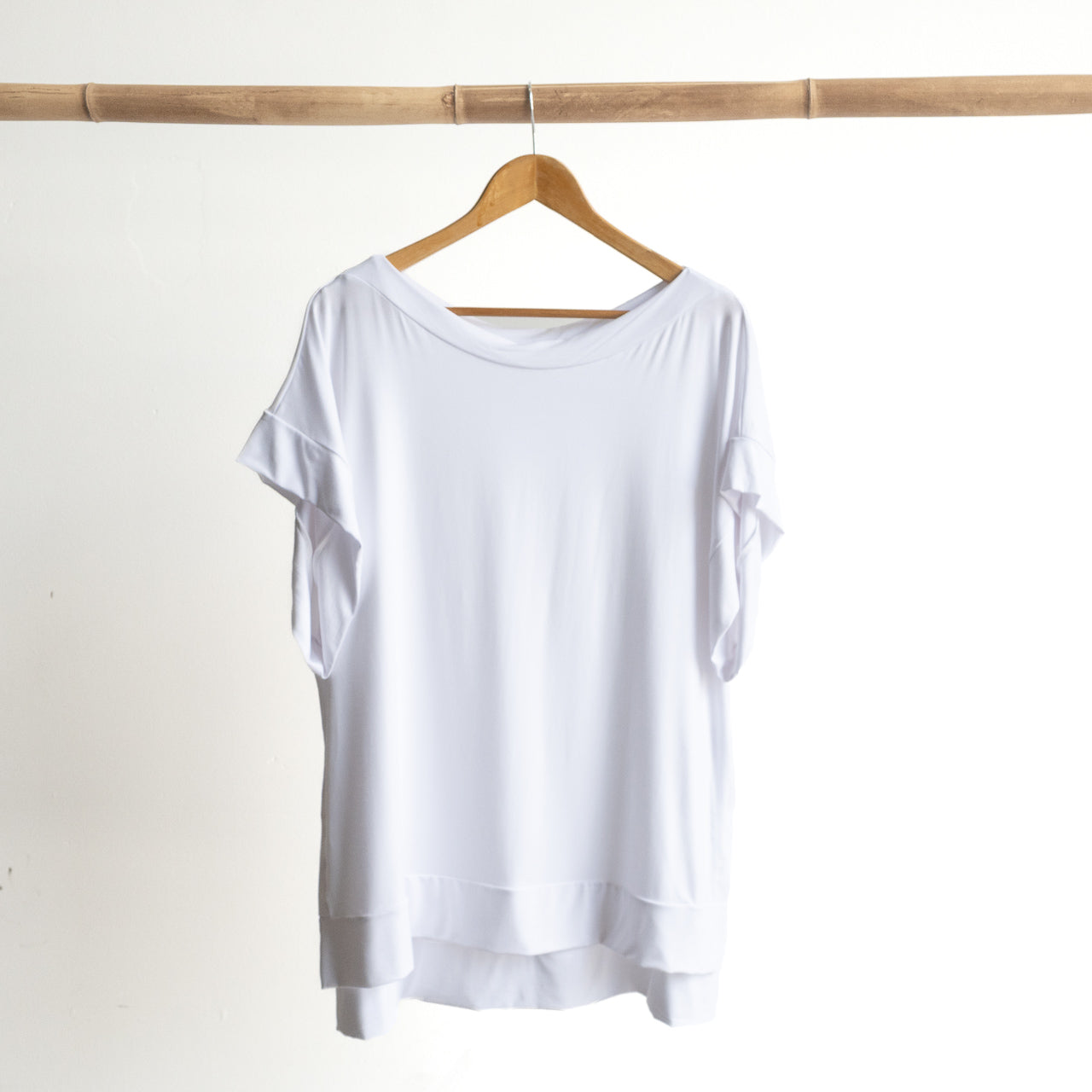 Bamboo Boxy Top by KOBOMO