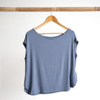 Curve Hem T-Shirt by KOBOMO Bamboo