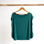 Curve Hem T-Shirt by KOBOMO Bamboo