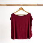 Curve Hem T-Shirt by KOBOMO Bamboo