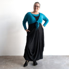 Bamboo Layering Maxi Dress by KOBOMO