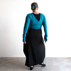 Bamboo Layering Maxi Dress by KOBOMO