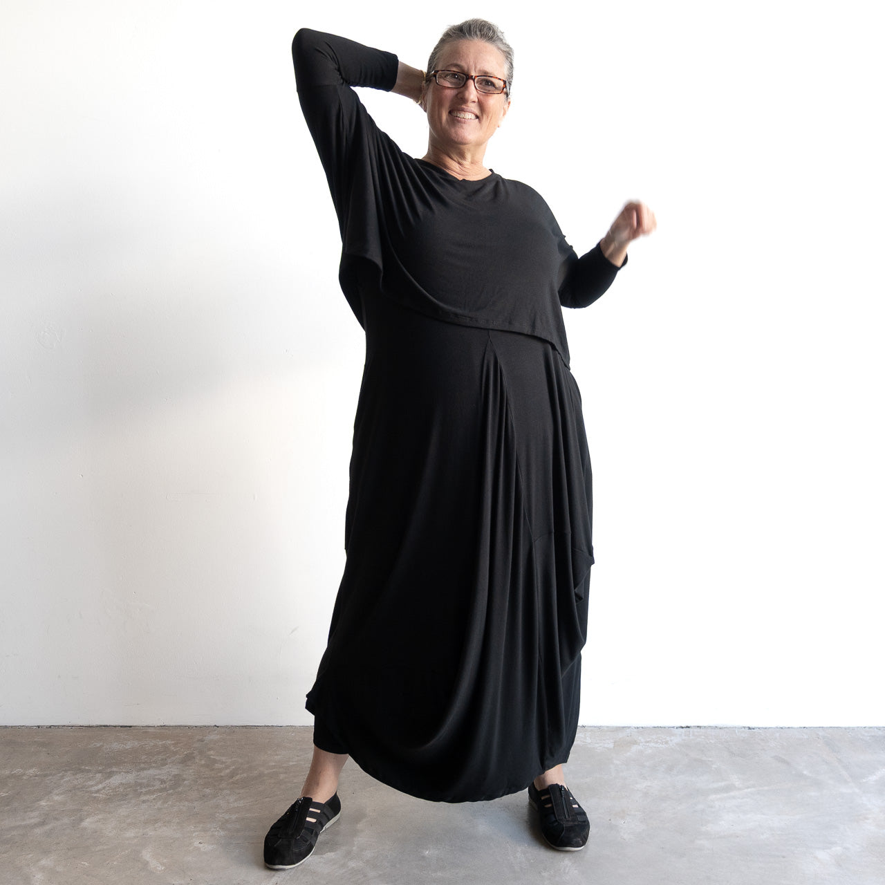 Bamboo Layering Maxi Dress by KOBOMO