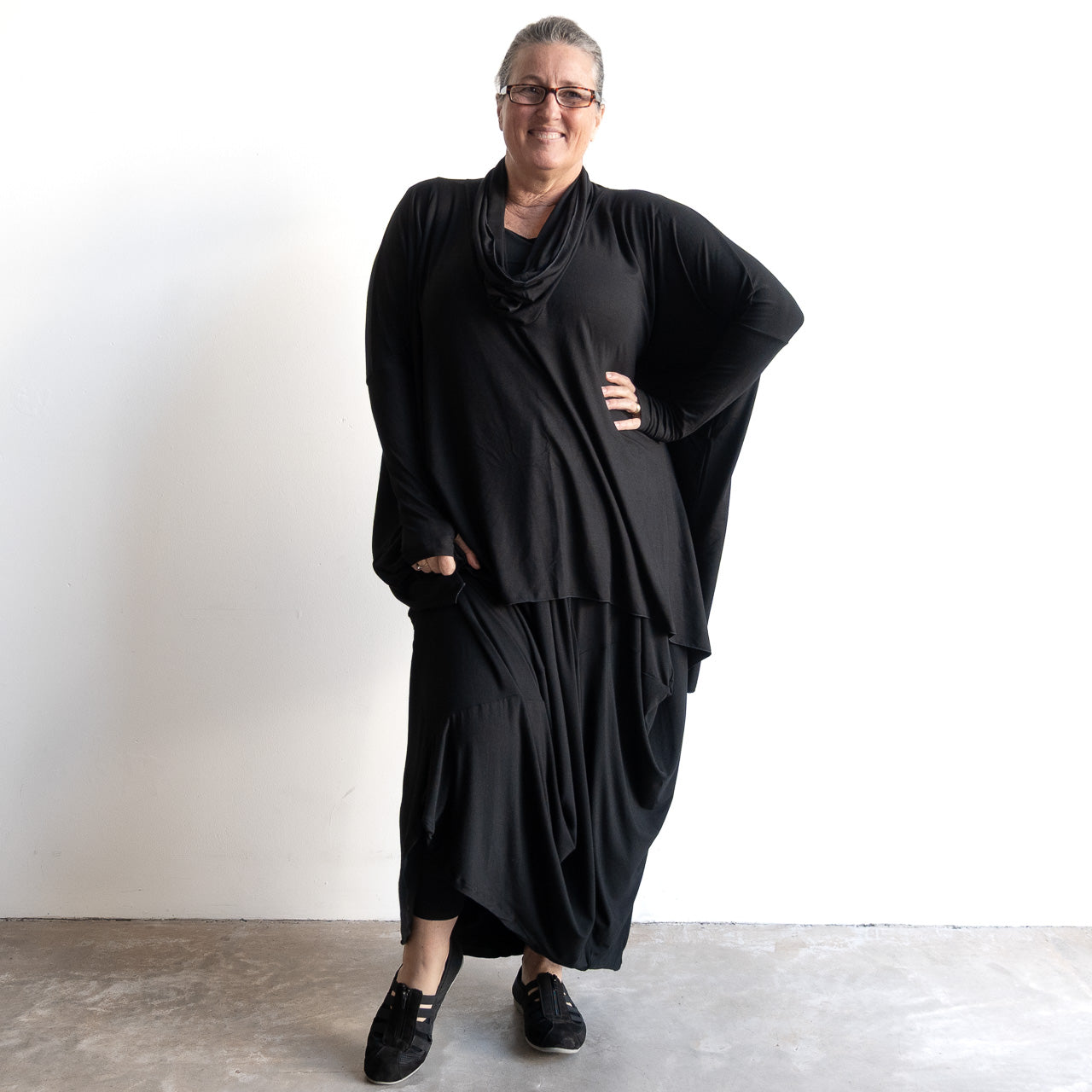 Bamboo Layering Maxi Dress by KOBOMO
