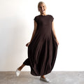 Bamboo Layering Maxi Dress by KOBOMO