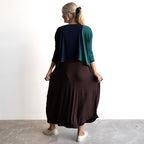 Bamboo Layering Maxi Dress by KOBOMO
