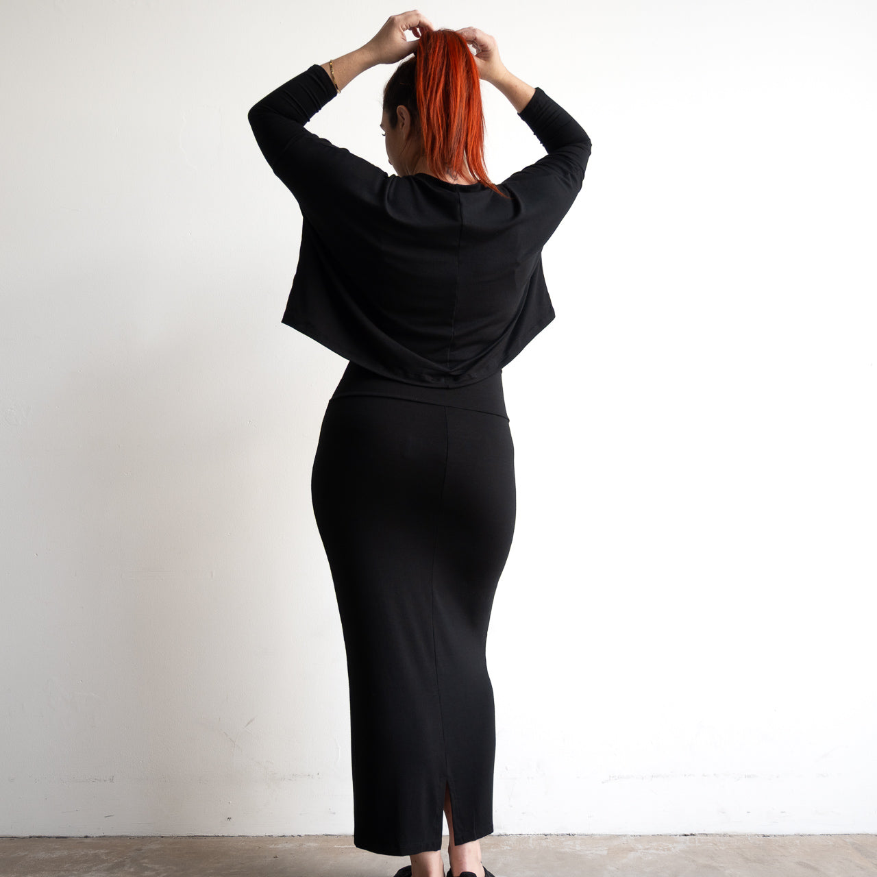 Bamboo Maxi Skirt by KOBOMO