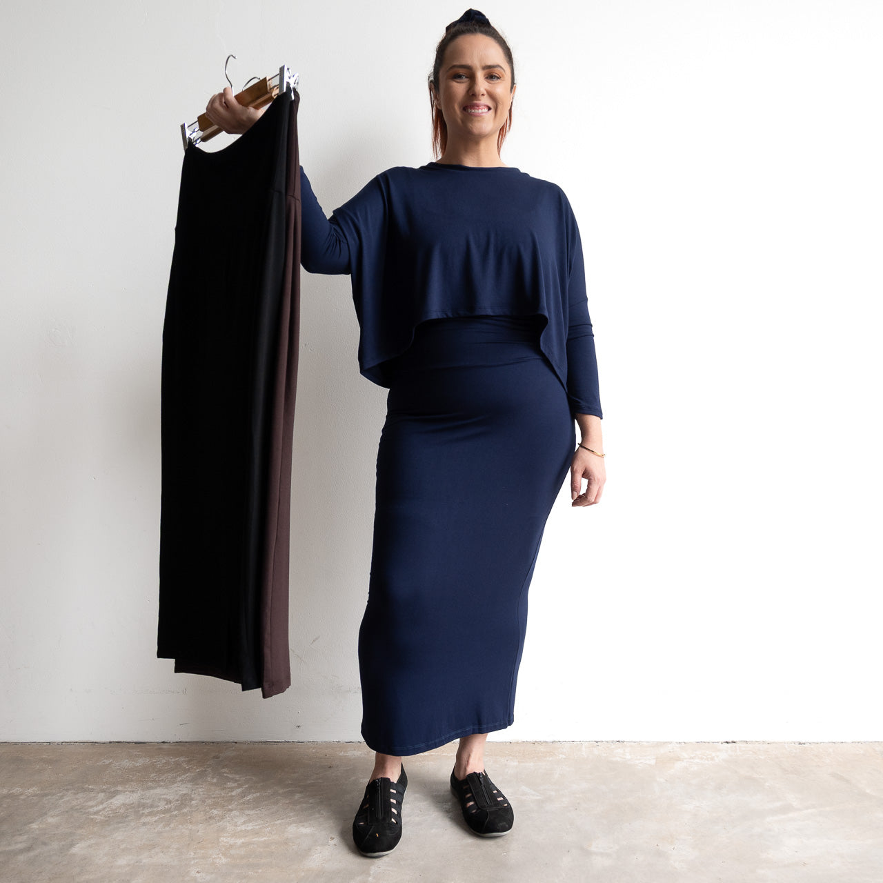 Bamboo Maxi Skirt by KOBOMO