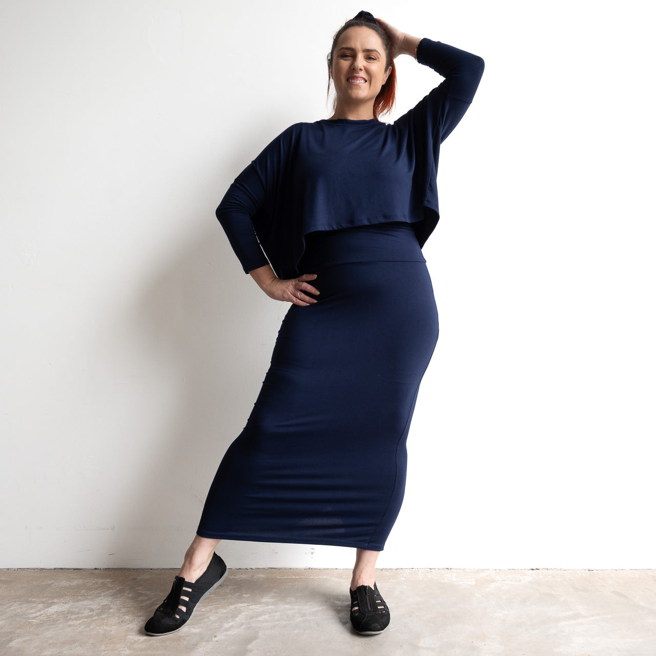 Bamboo Maxi Skirt by KOBOMO