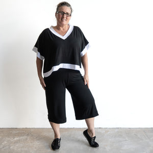 Bamboo Unwind Pant by KOBOMO -  3/4 Length