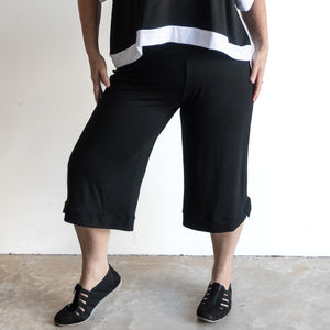 Bamboo Unwind Pant by KOBOMO -  3/4 Length