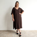 Vee Midi Dress by KOBOMO Bamboo