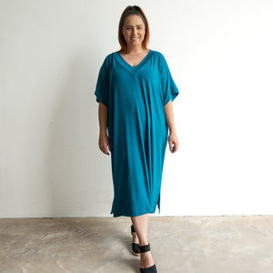 Vee Midi Dress by KOBOMO Bamboo