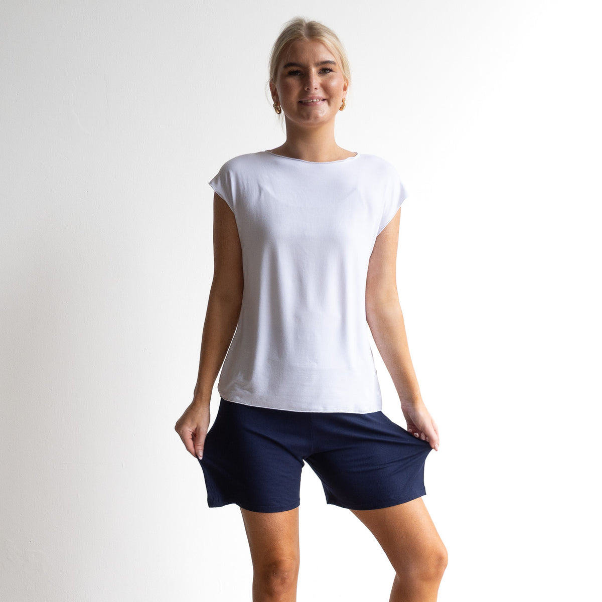 Yoga Shorts by KOBOMO Bamboo