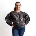Blouson Knit Sweater Top by Escape - Almasa - 62819
