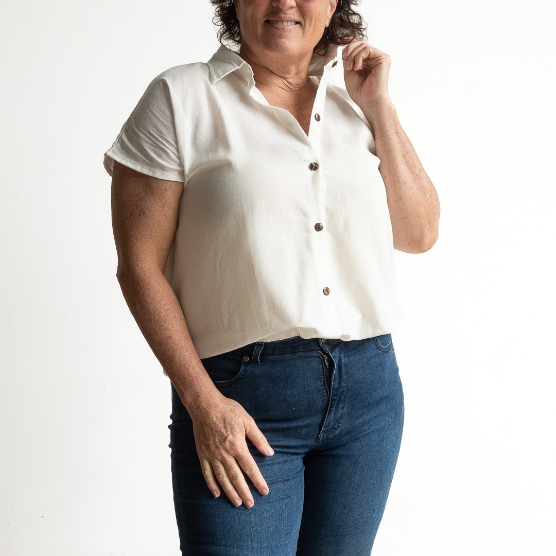 Be My Cotton Blouse by KOBOMO Cotton Classics