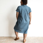 Be My Cotton Shirt Dress by KOBOMO Cotton Classics