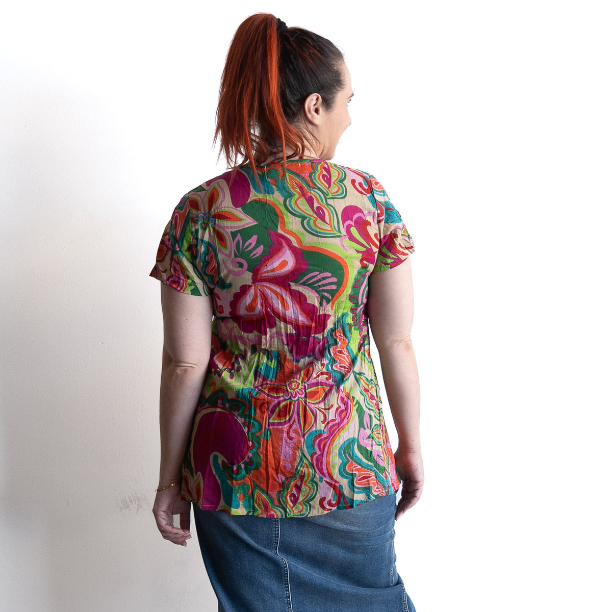 Be The Sunshine Cotton Top - Boho Retro