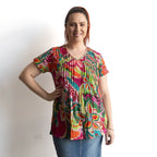 Be The Sunshine Cotton Top - Boho Retro