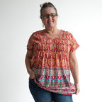 Be The Sunshine Cotton Top - Gujrat Peach