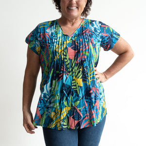 Be The Sunshine Cotton Top - Jungle Pop Blue