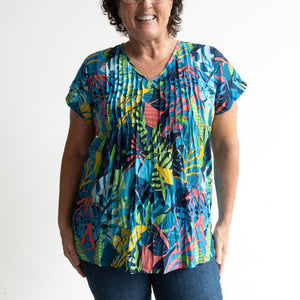 Be The Sunshine Cotton Top - Jungle Pop Blue