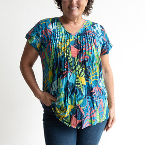 Be The Sunshine Cotton Top - Jungle Pop Blue