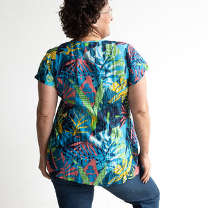 Be The Sunshine Cotton Top - Jungle Pop Blue