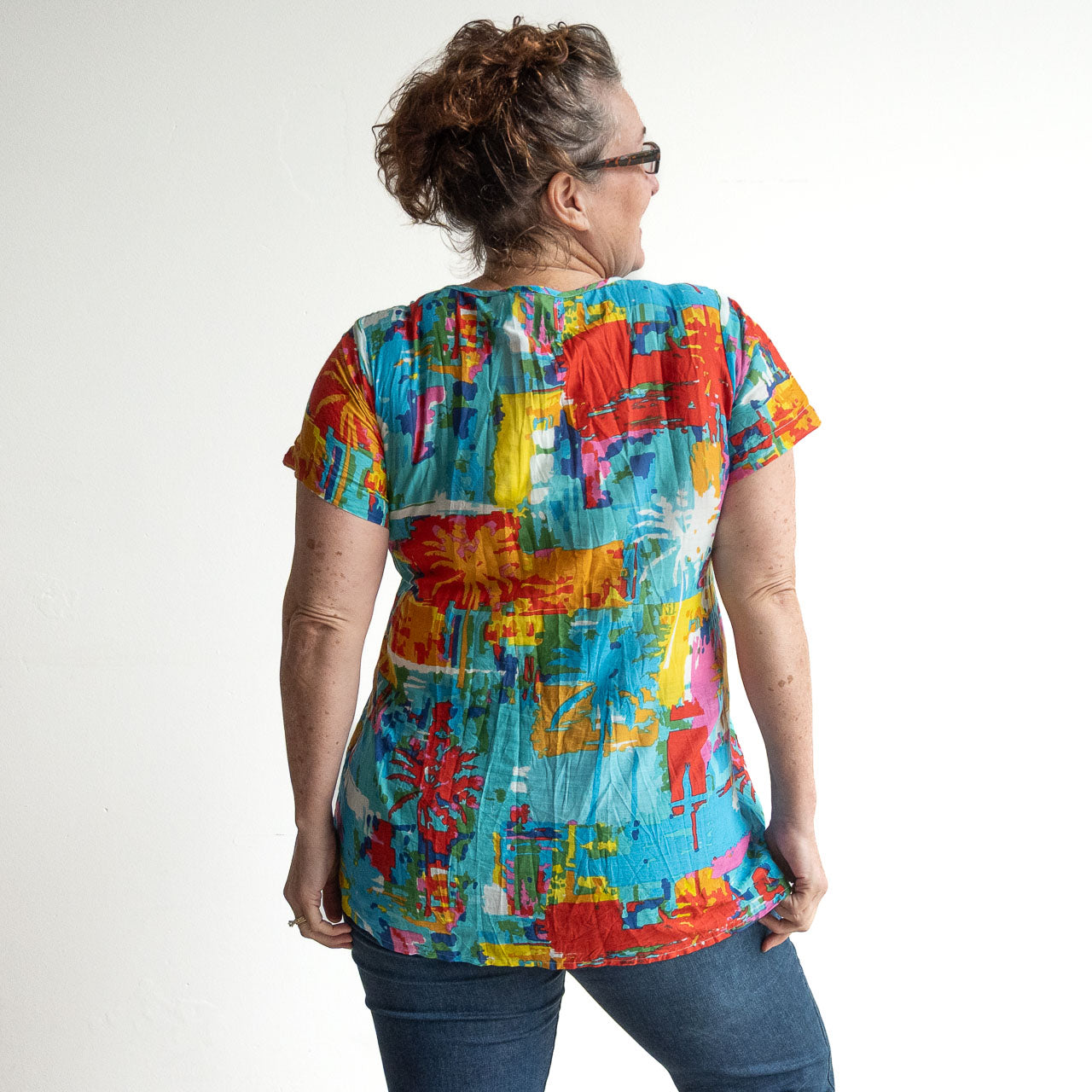 Be The Sunshine Cotton Top - Painted Palms