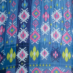 Be The Sunshine Cotton Top - Persian Border Blue