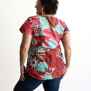 Be The Sunshine Cotton Top - Ruby Fusion